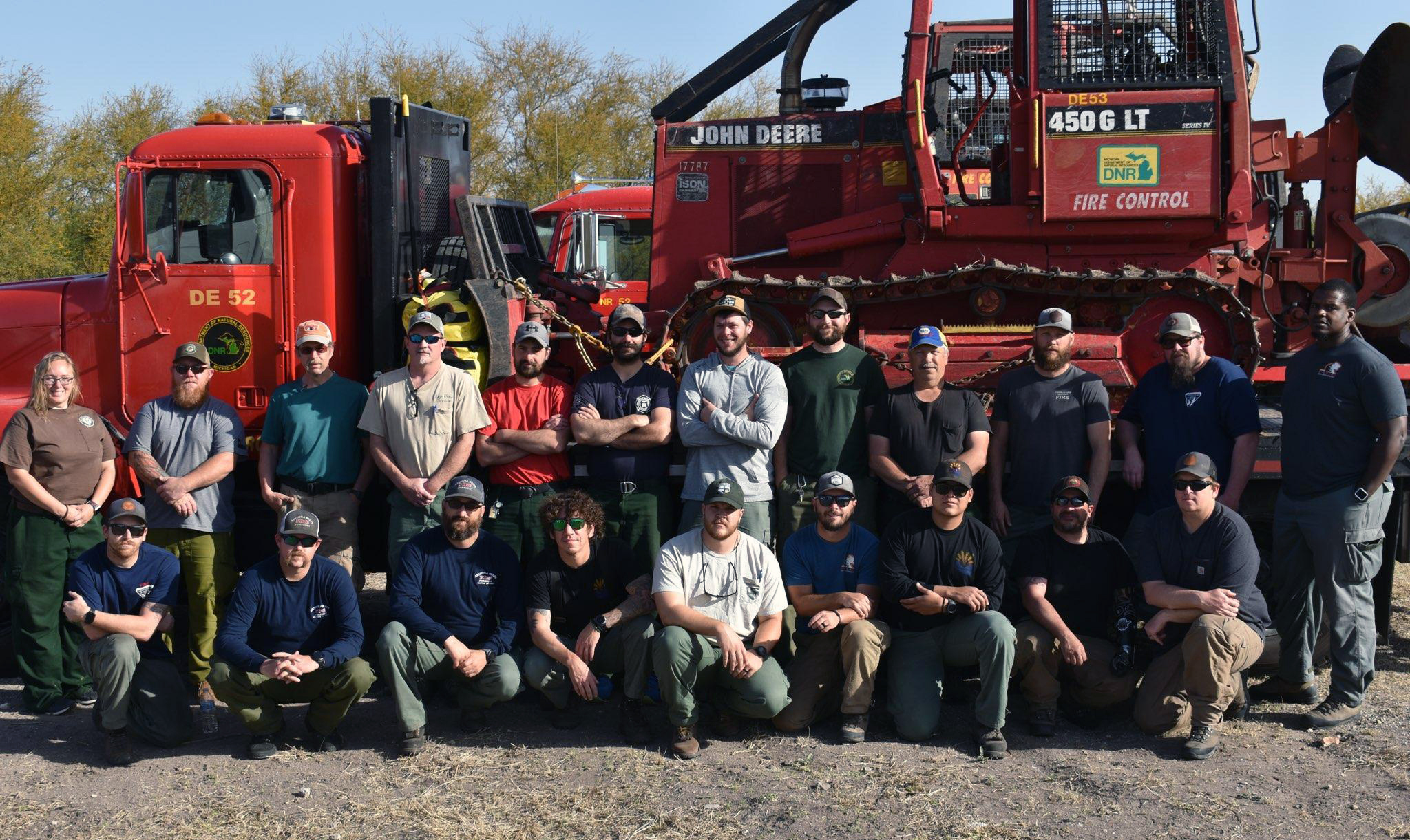 Showcasing The DNR: Michigan Wildland Firefighters Lend A Hand